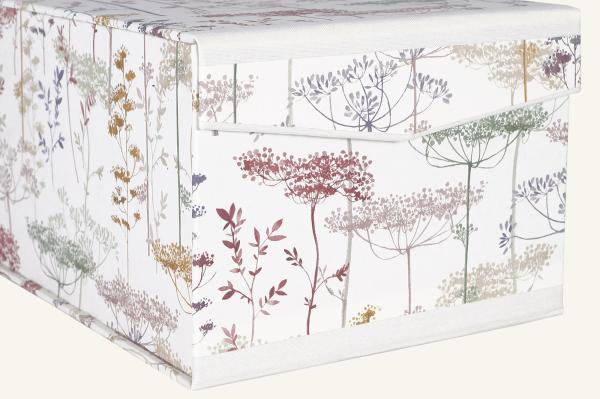 Practical photo box "Fiori al sole", 3 compartments